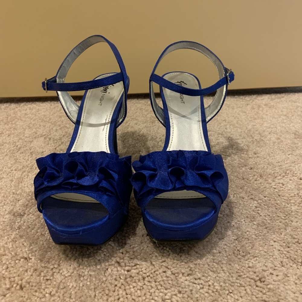 Blue Elegant Heels